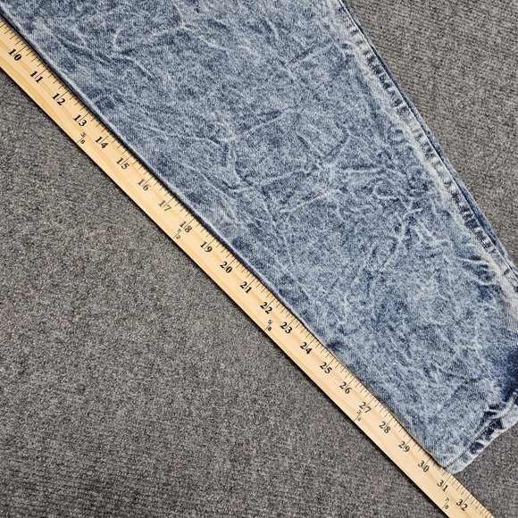 VTG RARE 80s Bon Jour Womens Acid Wash Tapered Mom Jeans Acid Wash 22 USA NWT - Picture 15 of 16